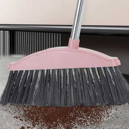 Cabilock Heavy Duty Cleaning Broom with Long Handle Angle Floor Sweeping Broom for Indoor and Outdoor Use for Kitchen and Home Cleaning