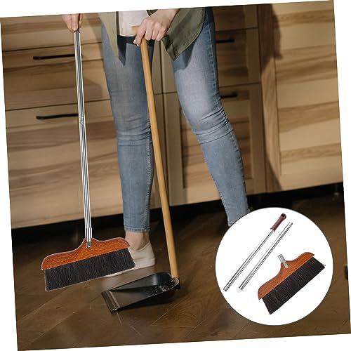 Ipetboom Long Handle Broom with Soft Bristles for Efficient Floor Cleaning for Home Office Kitchen and Garage Lightweight and Easy to Store with Creative Hanging Design