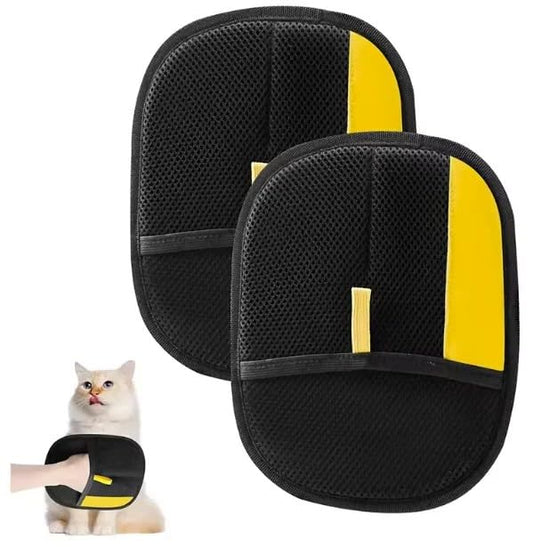 Pet Hair Remover Gloves Reusable Electrostatic Dog & Cat Hair Remover for Furniture, Couch, Clothing & Pet Beds Quick Clean No Refills Washable Fur Removal Mitt 2026 Upgraded Design