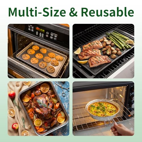 10-Pack Heavy Duty Oven Rack Cleaning Bags,19.7 * 27.5 inch，No Scrub Reusable Leak-Proof Soaking Bags for Grill Grates，Universal Fit for Oven Racks, Griddles and Smoker Grates