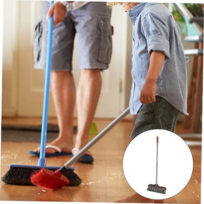 FOMIYES Push Broom with Durable Bristles for Home Cleaning Heavy Duty Floor Sweeper with Handle for Indoor and Outdoor Use for Kitchens and Offices