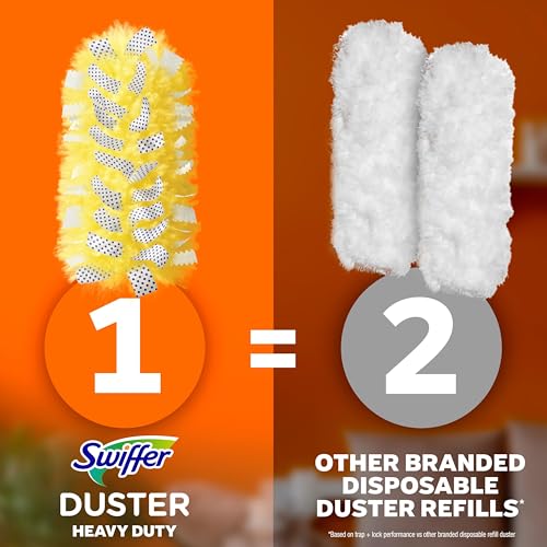 Swiffer Pet Heavy Duty Dusters Refills, Multisurface 360 Dusters with Febreze Odor Defense, 11 Count - size: 11 Count (Pack of 1)