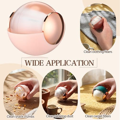 4 Pcs Washable Reusable Gel Lint Roller for Pet Hair Portable Lint Remover for Clothes, Laundries, Sticky Cleaner Dust Fuzz Fur Sticky Pet Hair Remover for Household Travel Essentials