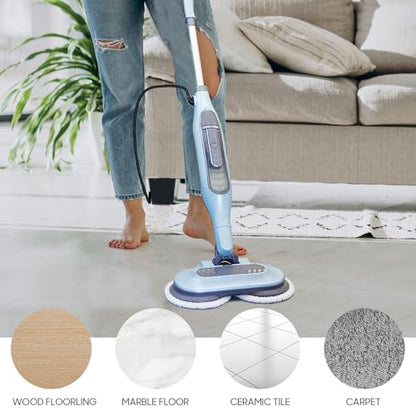 Upgraded 8 Pack Replacement Steam Mop Pads Kit Compatible with Shark S8201 S8001 S7001 S7201 S7000AMZ S7000 S7005 S7020 S7001C Series Steam & Scrub All-in-One Hard Floor Steam Mop - color: Orange 8 Pack Multifunctional