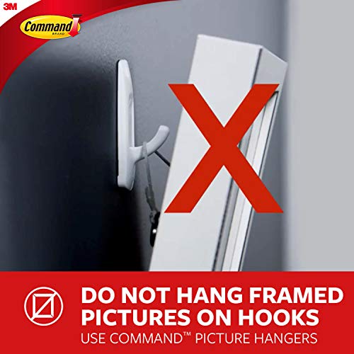 Command BATH33-SN-ES Bath Hooks, Satin Nickel, 4 Count - color: Satin Nickel, size: 4 Pack
