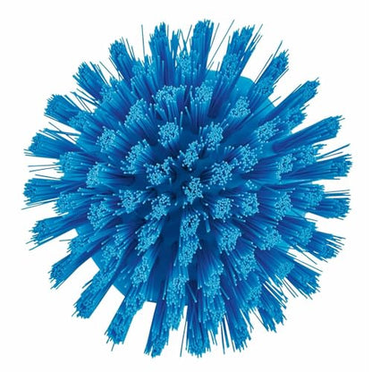 Vikan 38853 Brush,Scrub,Round,Stiff,5",PP/PBT,Blue - color: Blue