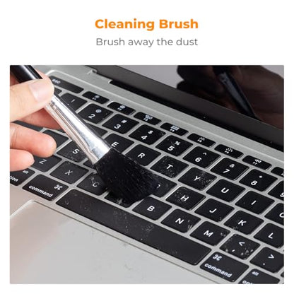 K&F CONCEPT 6-in-1 Laptop Computer Keyboard Cleaner - Screen Cleaning Kit All-in-One with Gel & Spray Solution for MacBook and Other Computers
