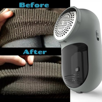 Rechargeable Fabric Shaver, Magictec Lint Remover Sweater Defuzzer Lints Fuzzs Pills Pilling Trimmer for Clothes and Furniture -Battery Operated, Green - color: Green