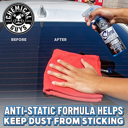 Chemical Guys CLD300 Streak Free Glass & Window Cleaner (Works on Glass, Windows, Mirrors, Navigation Screens & More; Car, Truck, SUV and Home Use), Ammonia Free & Safe on Tinted Windows, 128 fl oz - style: 128 oz (Pack of 1)