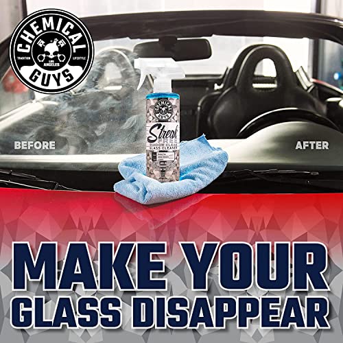 Chemical Guys Glass Cleaner Streak Free Window Spray - Works on Glass, Mirrors, Screens - Ammonia-Free, Safe on Tinted Windows, Car Windshield Cleaner for Trucks, SUVs, Home - 16 oz (Pack of 2) - style: 16 oz (Pack of 2)