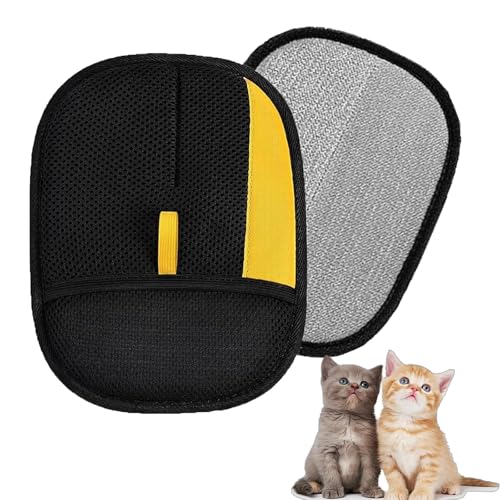 Pet Hair Removal Glove, Newly Upgraded Electrostatic Gloves Pet Hair for Dogs & Cats, Washable and Reusable Hair Remover Tool for Carpet, Curtain, Clothing, Couch, Car Seat - 1 Pcs