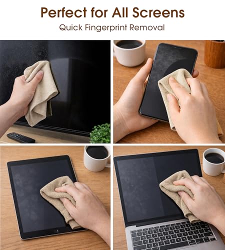 KitchLife Microfiber Cleaning Cloth Roll, 100 Pack - Tear-Away Microfiber Paper Towels, Lint-Free, Reusable, Washable for Kitchen, Car, Dishes, and Sensitive Surfaces (Sand Beige) - color: Sand Beige, size: 100 Pack