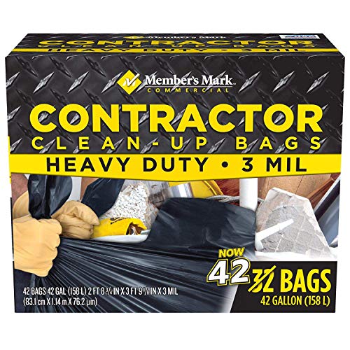 Members Mark Commercial Contractor Clean-up Trash Bags (42 Gal., 42 Ct.)