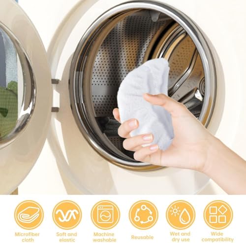Steam Cleaner Accessories, Universal Reusable Steam Mop Pads, Steam Shot Attachments, Handheld Steam Cleaner Washable Microfiber Cloth (4 PCS) - color: 4 Pcs