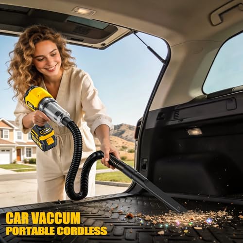 7-in-1 Cordless Vacuum Cleaner, 21V 8000MAH Battery Powered Handheld Car Vacuum with 700W Brushless Motor, 50KPA High Power Suction & Blower for Home, Car, Pet Hair, Keyboard