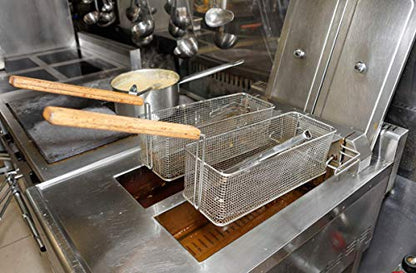 27" Deep Fryer Cleaning Brush – Straight High-Temp Commercial Kitchen Tool - Heavy Duty Brass Bristles - Heat Resistant to 750F for Food Debris - Deep Fryer Cleaner Made in USA by FryOilSaver Co. B52C - style: Straight