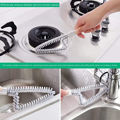 8pcs Handheld Groove Gap Cleaning Tools Door Window Track Cleaning Tools Groove Corner Crevice for Sliding Door Tile Lines Shutter Car Vents Air Conditioner Keyboard