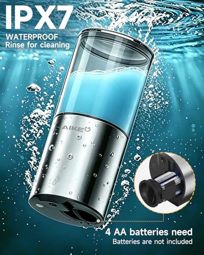 AIKE Automatic Wall Mount Liquid Soap Dispenser for Home and Commercial Bathroom 13.5oz IPX7 Waterproof,Polished Stainless Steel - color: Polished Stainless Steel