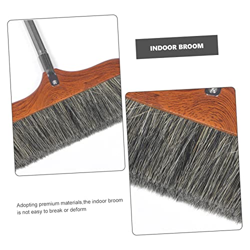ABOOFAN Detachable Long Handle Floor Cleaning Broom Soft Bristles Static for Home Office Lightweight Hardwood Handle Indoor Sweeping Brush
