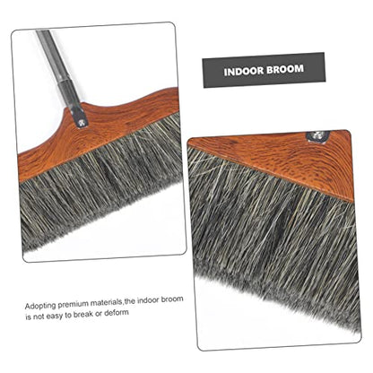 ABOOFAN Detachable Long Handle Floor Cleaning Broom Soft Bristles Static for Home Office Lightweight Hardwood Handle Indoor Sweeping Brush