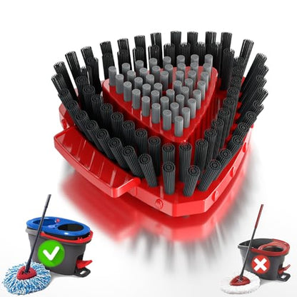 Small Full Bristle Scrub Brush ONLY for O-Cedar RinseClean 2-Tank System - color: Gray (1 Pcs for Rinseclean)