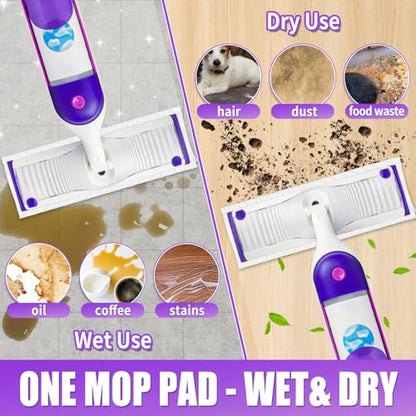 60 Count Disposable Pads for Swiffer Power Mop,Replacement for Swiffer Mopping Pads Refills Compatible with Swiffer Power Mop Pads,Multi-Surface Safe on All Finished Floors Cleaning - size: 60PC