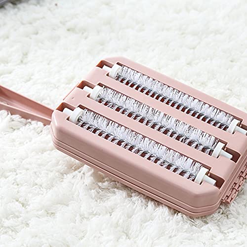 Carpet Cleaner Brush Sweeper Dirt Handheld Sofa Bed Pet Hair Debris Dirt Fur Roller Brush Household Cleaning Tool