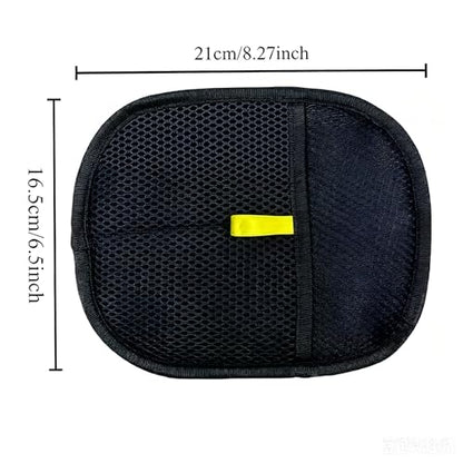 2-Pack Pet Hair Removal Glove – Reusable Pet Hair Remover for Dogs & Cats, Magic Brush Mitt for Couch, Furniture, Carpet, Car Seat & Clothing,8.27''*6.5''