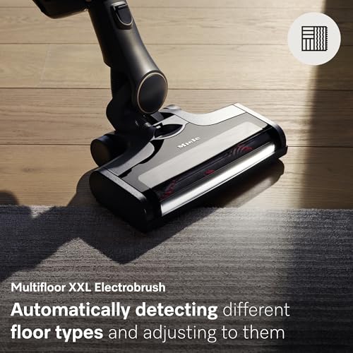 Miele Triflex HX2 Pro Self-Standing Cordless Stick Vacuum Cleaner, 120 min runtime, Infinity Grey PearlFinish / Rose Gold