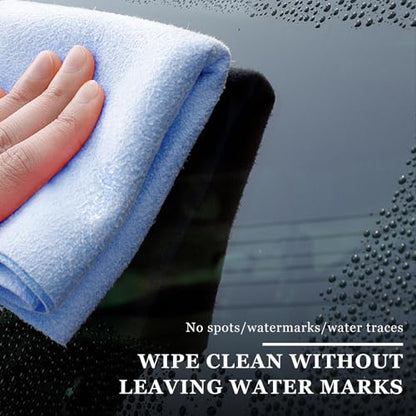 50PCS Microfiber Towel Roll, 12×11.6 inch Washable Tear Away Cleaning Cloth, Reusable Ultra Absorbent Rags Scratch Free Quick Drying Towel Roll, Lint-Free Cloth for Car (Sky Blue) - color: Sky Blue