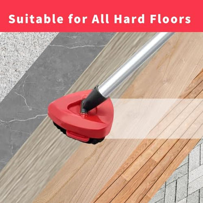 AZ Shikong Scrub Brush for O-Cedar RinseClean 2 Tank System, Scrubber Mop Head for Ocedar, Stiff Bristle Spin Mop Replacement Head Base for Shower Bathroom Kitchen Bedroom Floor Cleaner - size: Small