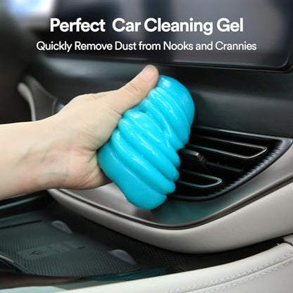 PULIDIKI Car Cleaning Gel Car Cleaning Putty Car Putty Auto Detailing Tools Car Slime Cleaner Dust Cleaning Gel for Car Interior Cleaner Car Cleaning Supplies Cleaning Kit Car Accessories Blue 2Pack - color: Blue(2Pack)