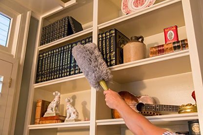 DOCA Telescoping Pole Attachment - Extension Pole for Cleaning, Feather Duster, Window Washing Kit, Paint Roller, Window Squeegee - High Reach Extendable Kit for Indoor & Outdoor - Feather Duster - size: Head Only - No Pole, style: Feather Duster