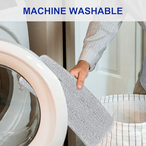 Microfiber Mop Cleaning Pads Flat: 10 Packs 13" X 4.9" Washable Pads for Floor Cleaning Compatible with Tethys & Most 13 Inch Flat Mop - Pads Replacement for Bucket Set - color: 10 Packs - 10 Soft