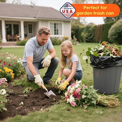 Delxo 55-60 Gallon Trash Bags, 100 Count – 0.9 Mil Medium Duty Garbage Bags, Durable & Puncture-Resistant Plastic Bolsas para basura, Perforated Design– Made in USA for Kitchen, Yard, Office (Black) - color: 60Gal-100Ct(Black)