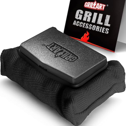 GRILLART Grill Brush Bristle Free, Replaceable BBQ Cleaning Pad (No Handle), Safe Replacement Cleaning Pad/Head for Cast Iron/Stainless Steel Grates - Dark Black - color: Dark Black