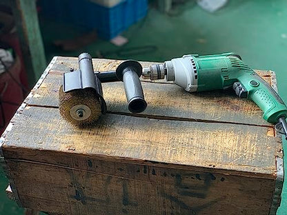 Aidelife Brass Brush Wheel for Mini Renovator Accessories, Cordless Drill/Impact Driver Wire Wheel - style: for Impact Driver