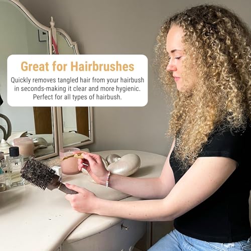 Pikk-it Vacuum Hair Brush Cleaner Tool – Removes Tangled Hair from Vacuums & Hairbrushes | Pet & Human Hair Removal Comb Rake | Improves Vacuum Cleaning Power (Single/Twin Pack) (1)
