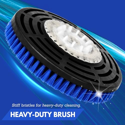 Frescares S7001 Upgraded Replacement Steam Mop Brush Head for Shark,S8201 S8001 S7000 S7201 S7000AMZ S7005 S7020 S7001C Scrubbing and Sanitizing Hard Floor Steam Mop Pads (2Blue) - color: 2blue
