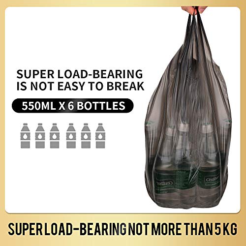 Small Trash Bags 240 Count Garbage Bags SWIHELP Waste Basket Liners for Bathroom, Kitchen,Bedroom, Office Pet Car 15 Liter Trash Can 4 Gallon - color: Handle Mix 240 counts-4Gal, size: 1 Count (Pack of 240)