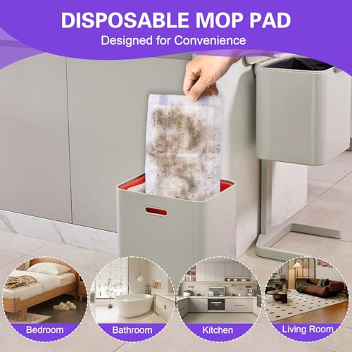 Mop Pads Refills Compatible with WetJet Mop, Disposable Mop Pads for Hardwood Floors, Tile, Laminate & Multi-Surface Cleaning, 200 Pack - size: 200p WetJet Disposable