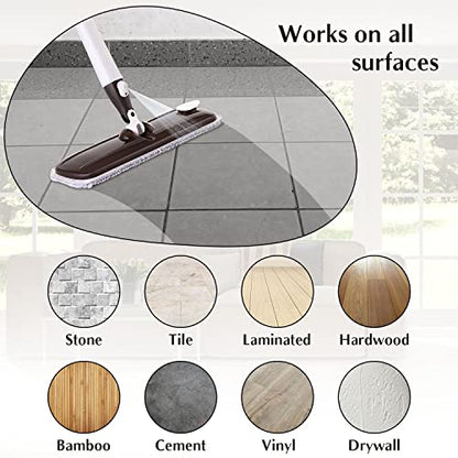 New Magic Microfiber-Concealed Water Tank Spray Mop