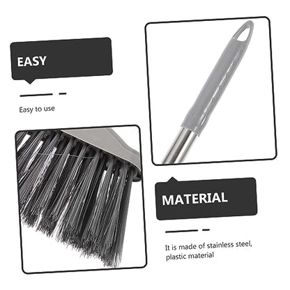 Levemolo Stainless Steel Outdoor Broom with Long Handle Floor Wiper for Home and Cleaning Compact and Easy to Store for Indoor and Outdoor Use