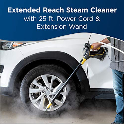BISSELL PowerSteamer Heavy Duty 3-in-1 Steam Mop and Handheld SteamShot for Indoor & Outdoor, use for Garage, Workshop, Auto, Boat, Recreational Vehicles, Windows,Outdoor Furniture and Decks, 2685A - style: Power Steamer
