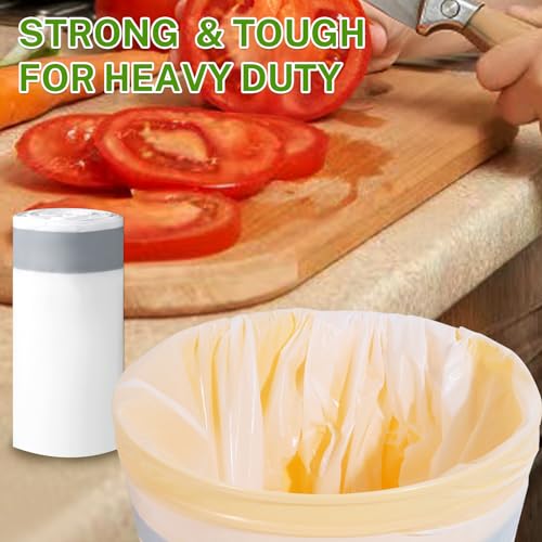 10 Gallon Trash Bags Drawstring, 1 Mil Thick White Garbage Bag for Office Kitchen, 75 Count - style: 10 Gallon Drawstring