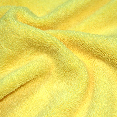 POLYTE Premium Microfiber Cleaning Towel,16x16 in 36 Pack (Blue,Green,Yellow) - color: Blue,green,yellow