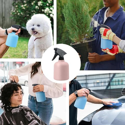 600ml Adjustable Leakproof Misting Water Sprayer - Empty Spray Bottles | Gardening, Cleaning Indoor Outdoor Home Yard Backyard Lawn Plant Care Tool - color: Pink