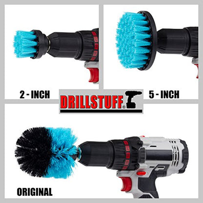 Marine Cleaning Supplies - Brush Kit for Boat Cleaning - Boat Accessories - Tank Cleaning Tool Set - Boat Hull Wood Cleaning Brush - Hull and Deck Scrubbing Set - Professional Pool Cleaning Brush Head - color: Teal