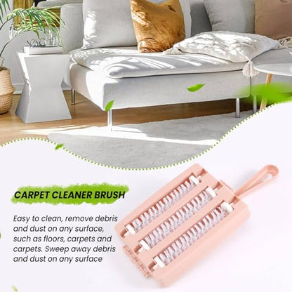 Carpet Cleaner Brush Sweeper Dirt Handheld Sofa Bed Pet Hair Debris Dirt Fur Roller Brush Household Cleaning Tool