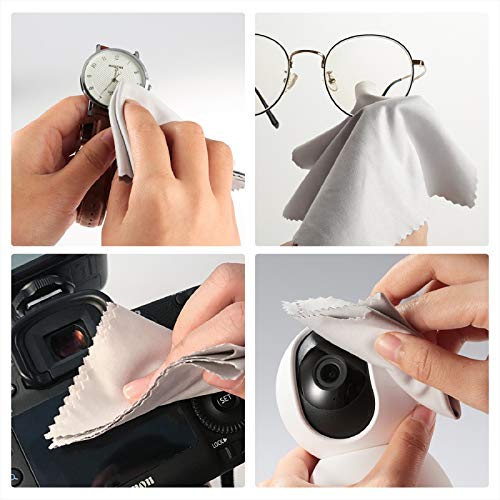 Glasses Cleaning Cloth 30 Pcs - 6*7in, Ultra Soft, Individually Wrapped, Streak-Free, Microfiber Eyeglass Cleaning Cloth for Eyeglass, Screen, Readers, Sunglasses, Laptops, Tablets, Phones Etc. - color: 30 pack